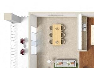2 Bed 1 Bath Flat B Floor Plan 2 Bed 1 Bath Flat B Floor Plan at Haven at Charbonneau, Wilsonville, OR